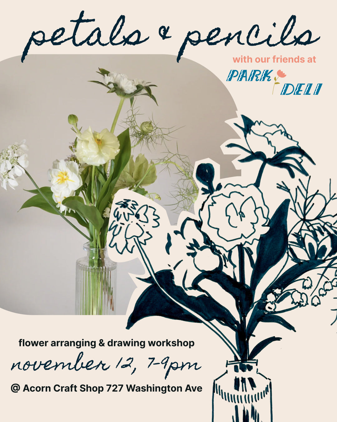 Petals and Pencils with Park Deli